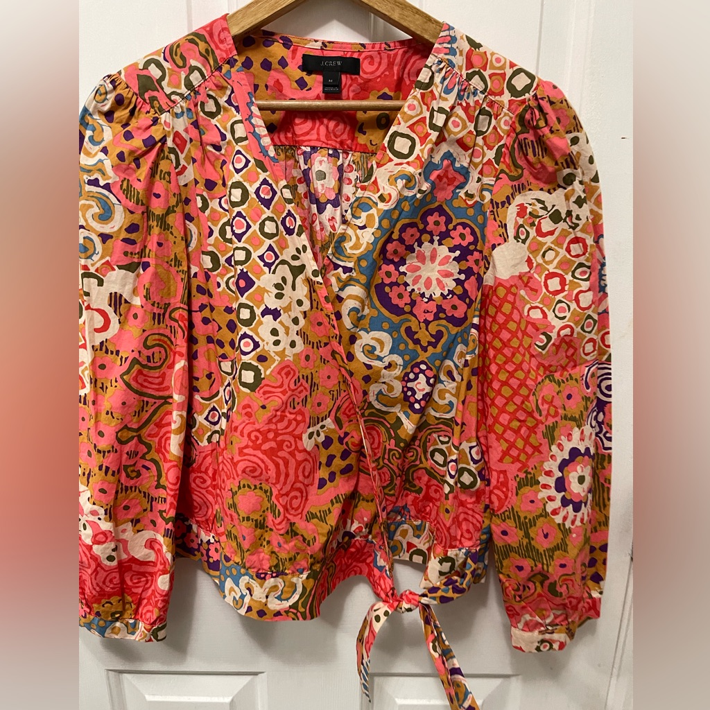 Jcrew | Patterned Blouse